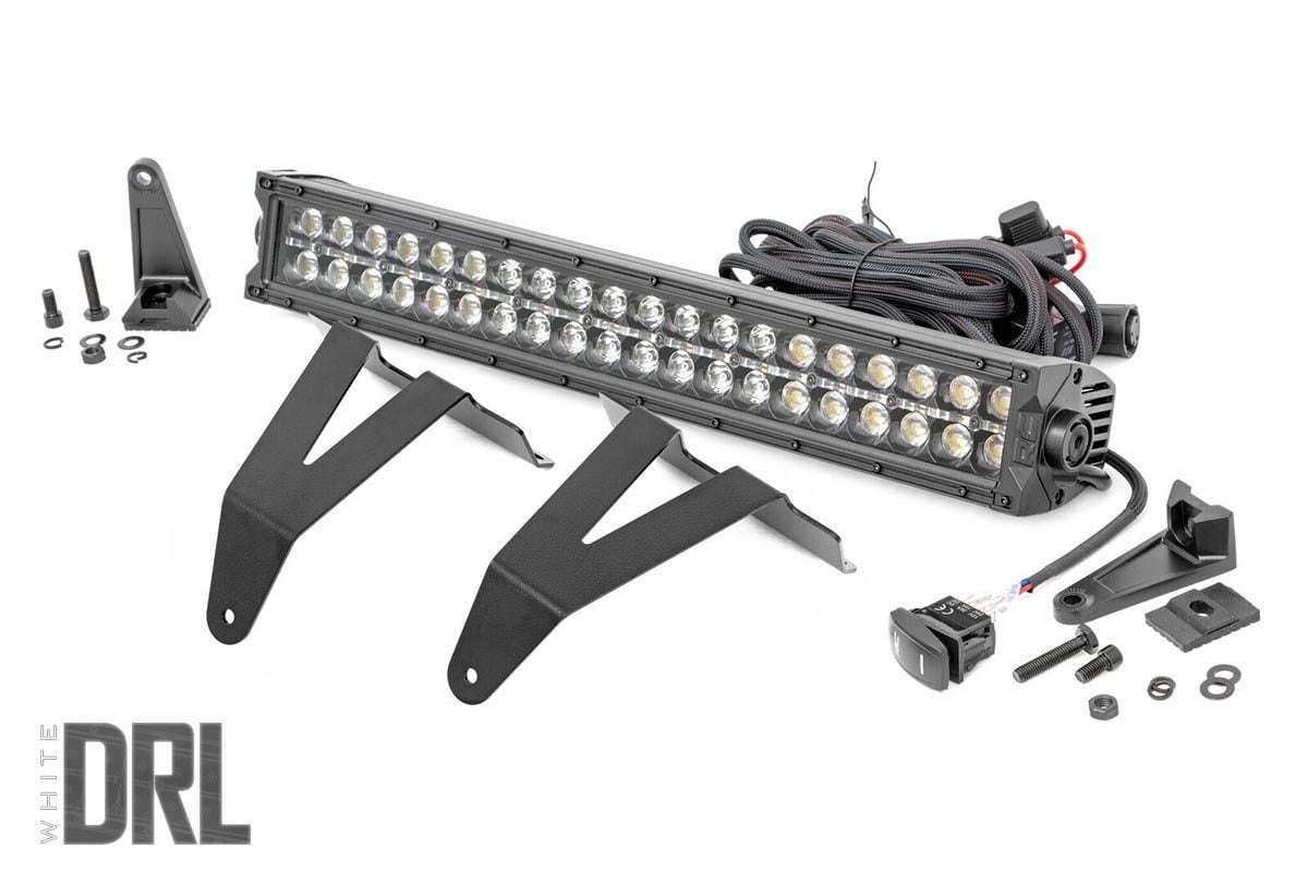 Rough Country 20-Inch Dual-Row LED Light Bar Kit for Ram 1500