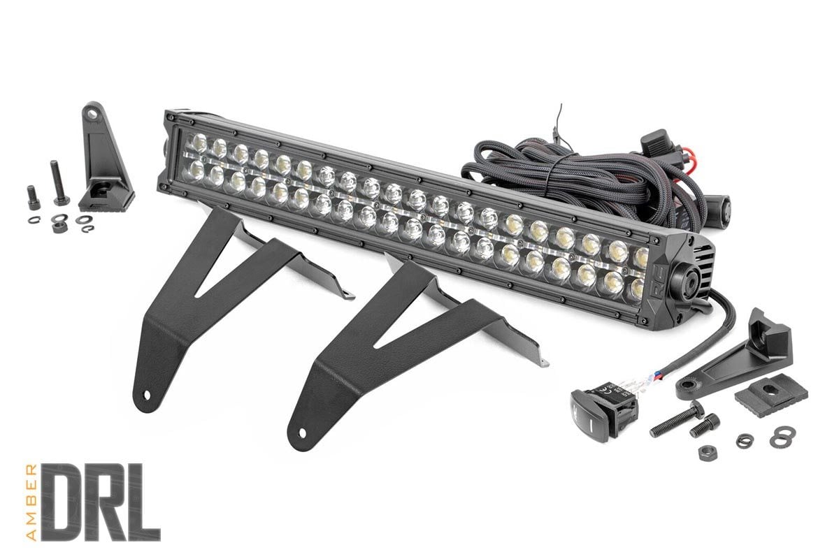 Rough Country 20-Inch Black Series LED Light Bar Kit for Ram 1500