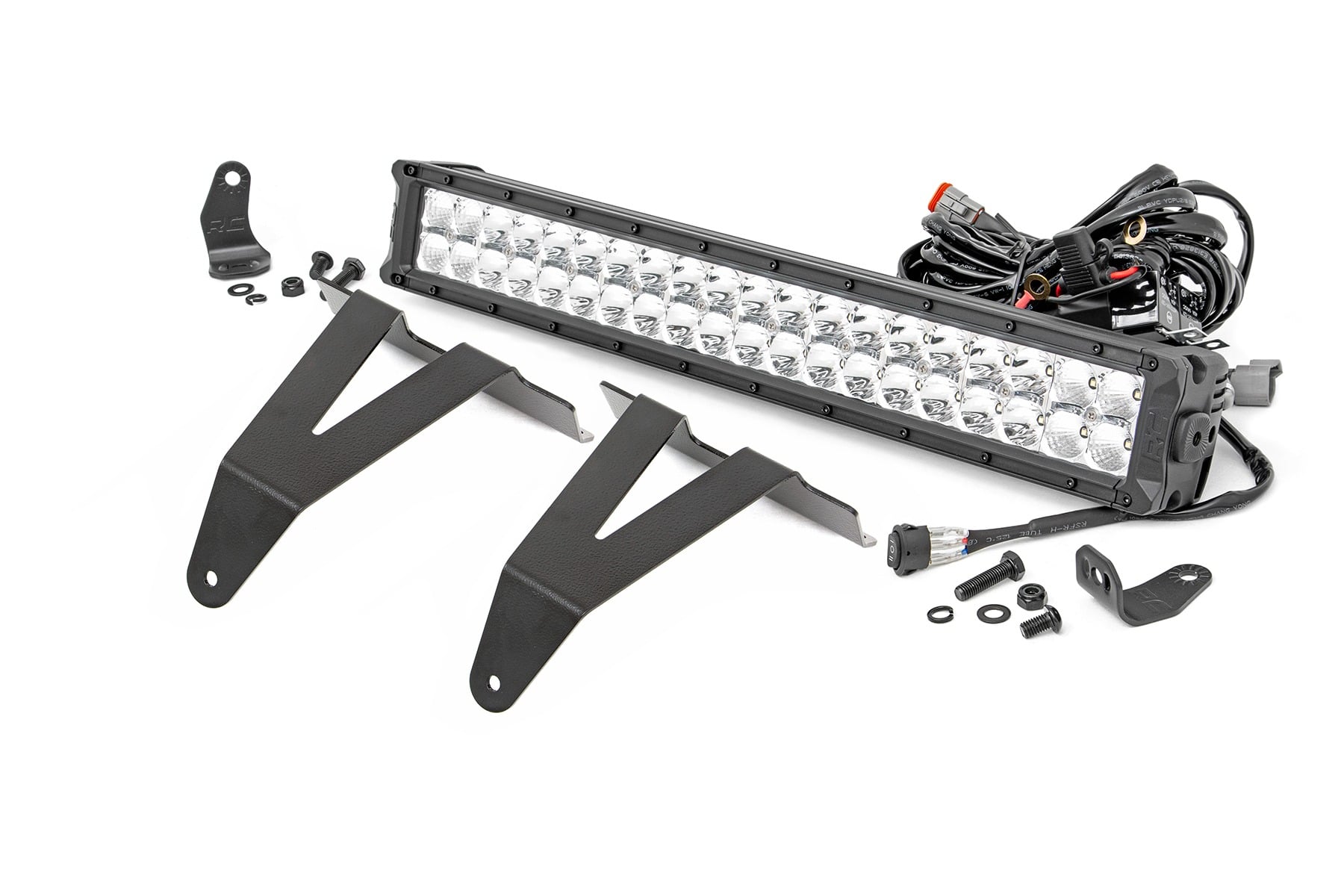 Rough Country 20-Inch Dual Row LED Light Bar Kit for Ram 1500