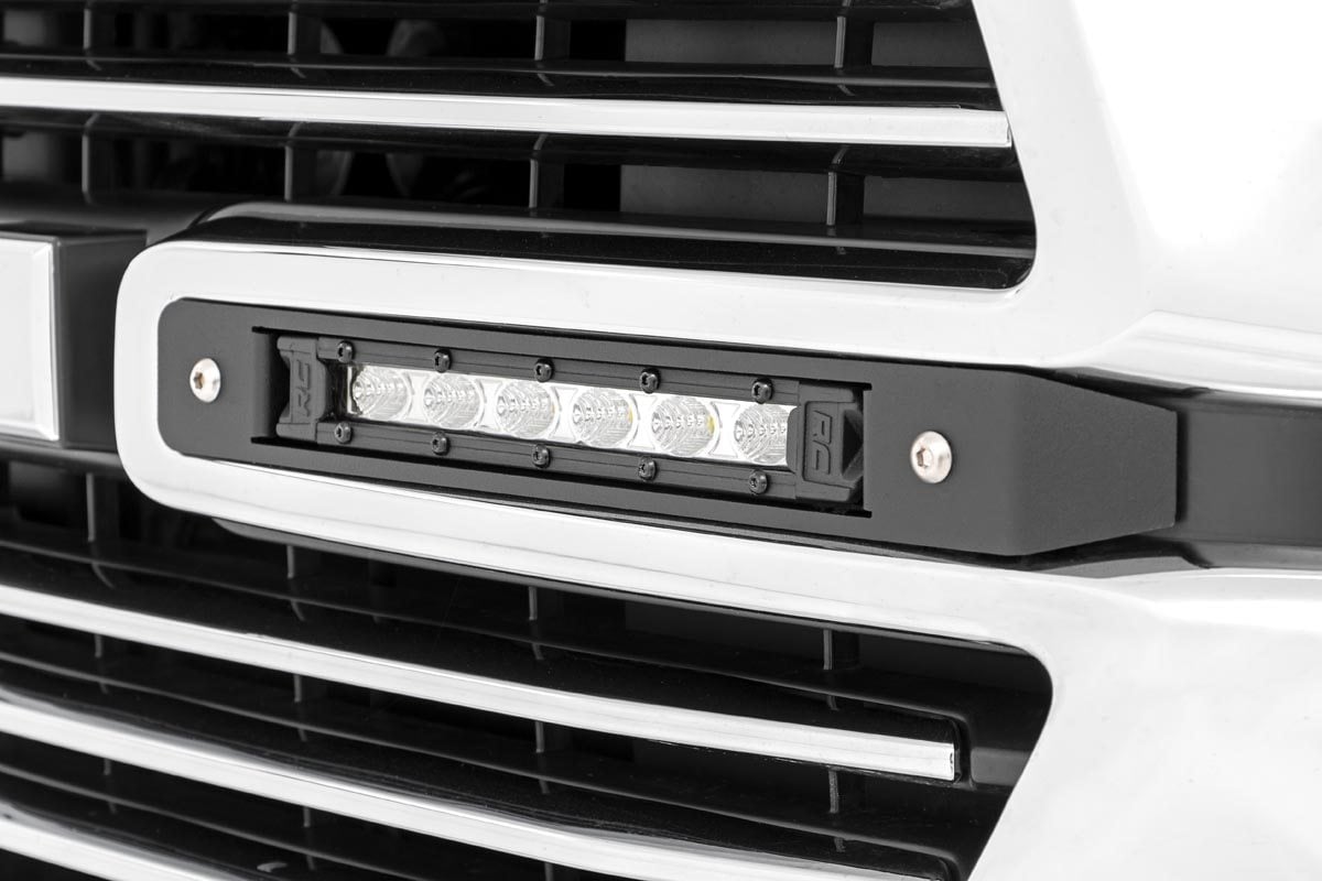 Dual 6-Inch Chrome Series LED Grille Kit for Ram 1500 (2019–2024), Rough Country 70784