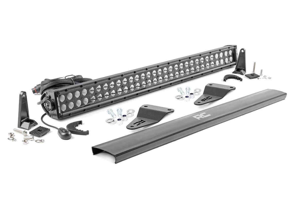 30-Inch Black Series LED Bumper Kit for 2014–2020 Toyota 4Runner, Rough Country 70786