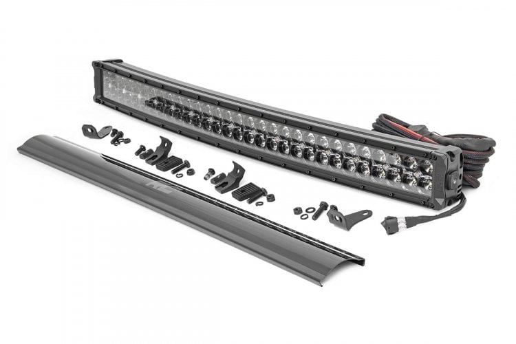 Rough Country 30-Inch Black Series LED Light Bar Kit for 2014–2020 Toyota 4Runner