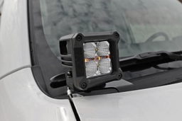 3-Inch Chrome Series Ditch Light Kit for 2010–2020 Toyota 4Runner, view 2, Rough Country 70793