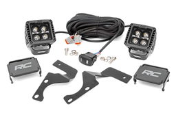 Black Series LED Ditch Light Kit for Toyota 4Runner (2010-2024), Rough Country 70798