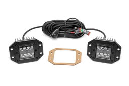 2-Inch Black Series LED Light Pods — 4800 Lumens, Rough Country 70803BL