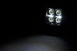 2-Inch Black Series LED Light Pods with DRL, view 2, Rough Country 70803BLKDRL