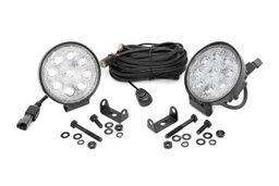 4-Inch Chrome Series LED Spot Light (4320 Lumens), view 3, Rough Country 70804