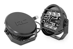 Black Series Halo LED Light Pair — 14,040 Lumen Combo Beam, view 2, Rough Country 70805B