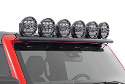 Black Series Halo LED Light Pair — 14,040 Lumen Combo Beam, view 5, Rough Country 70805B
