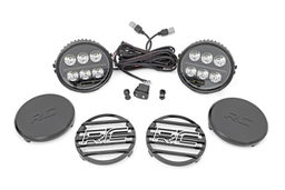 Black Series Halo LED Light Pair — 14,040 Lumen Combo Beam, Rough Country 70805B