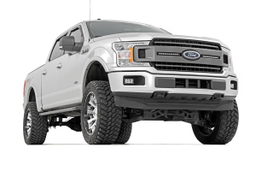 Dual 10-Inch Black Series LED Grille Kit for F-150 (2018-2020), view 2, Rough Country 70808