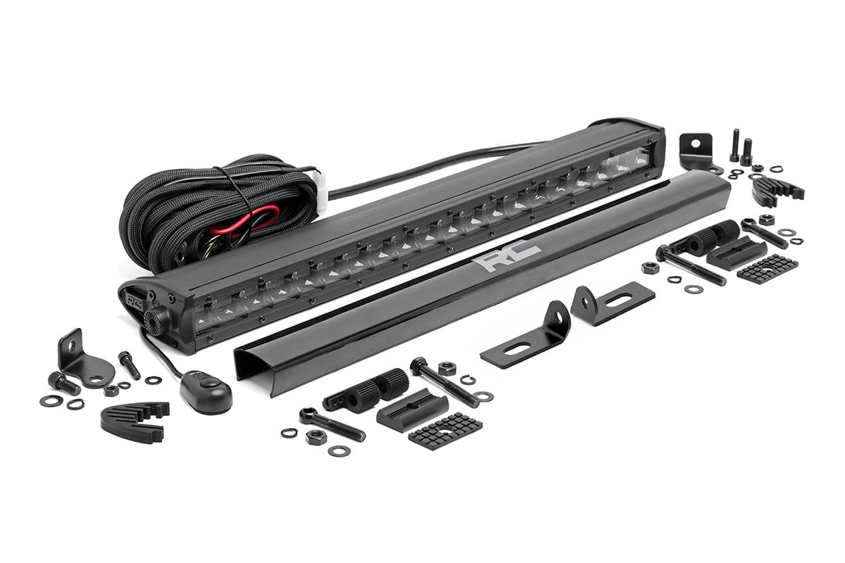 Rough Country 20-Inch Black Series LED Light Bar Kit for 2019–2023 Ford Ranger