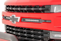 Dual 10-Inch Black Series Grille Kit for Silverado 1500 (2019–2022), view 2, Rough Country 70817