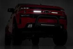 Dual 10-Inch Black Series Grille Kit for Silverado 1500 (2019–2022), view 5, Rough Country 70817