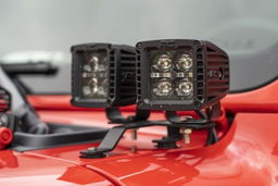 Cool White DRL Quad Cube Light Kit for Jeep Wrangler, view 3, Rough Country 70824