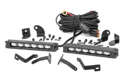 6-Inch Black Series LED Light Bar Kit for 2019–2023 Ford Ranger, view 4, Rough Country 70829