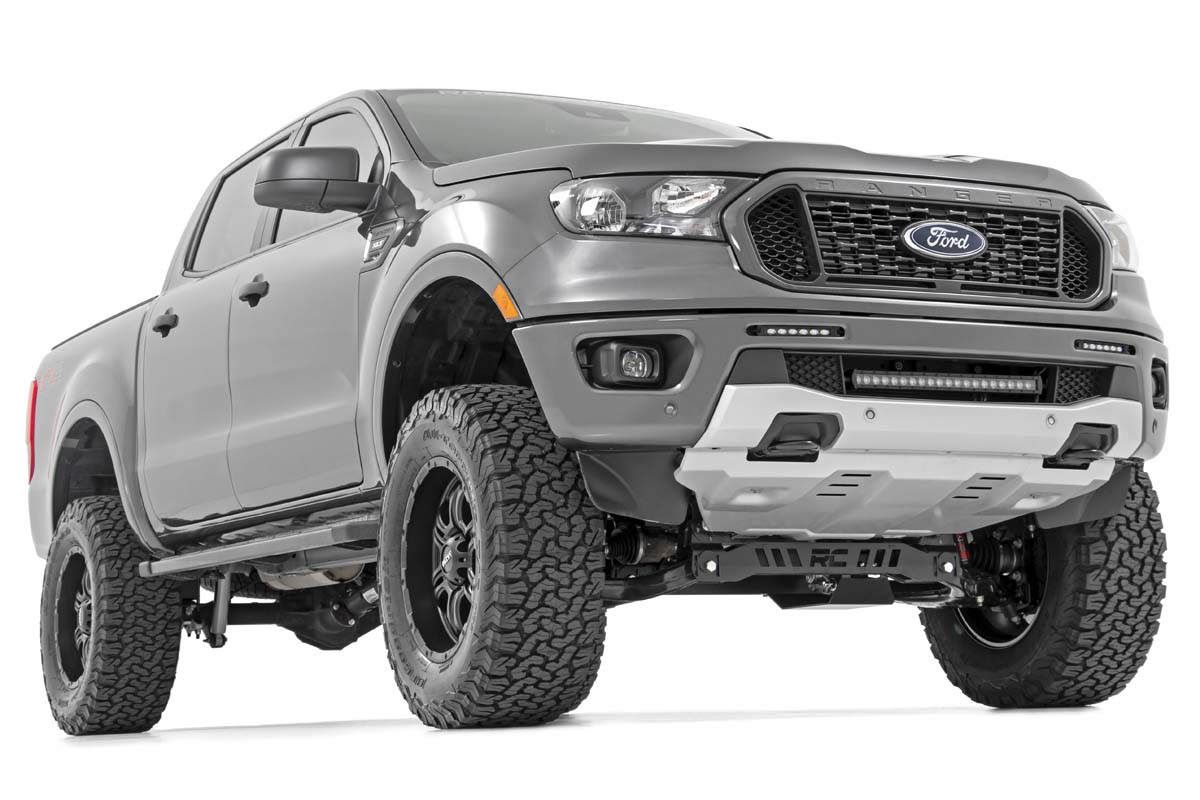 6-Inch Black Series LED Light Bar Kit for 2019–2023 Ford Ranger, Rough Country 70829
