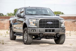 Dual 2-Inch Black Series LED Fog Light Kit for F-150 (2015–2017), view 6, Rough Country 70831