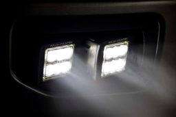 Black Series LED Fog Light Kit for 2015–2017 Ford F-150, view 6, Rough Country 70832