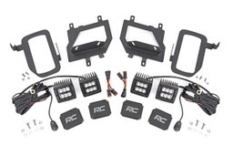 Black Series LED Fog Light Kit for 2015–2017 Ford F-150, Rough Country 70832