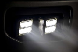 Dual Fog Light Kit with 2-Inch LED Pods for Ford F-150 (2015–2017), view 6, Rough Country 70833