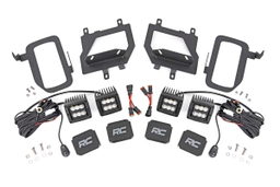 Dual Fog Light Kit with 2-Inch LED Pods for Ford F-150 (2015–2017), Rough Country 70833