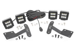 Black Series Ditch Light Kit for Toyota Tundra (2014–2021), Rough Country 70835