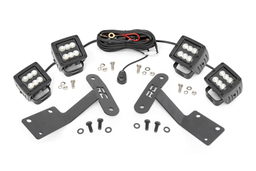 Ditch Light Kit with 2-Inch Black Series Pods for Tundra (2014–2021), Rough Country 70836