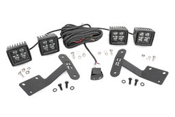 Ditch Light Kit with Black Series LED Pods for Toyota Tundra, Rough Country 70838