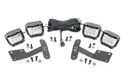 3-Inch Osram Ditch Light Kit for 2014–2021 Toyota Tundra, Rough Country 70839