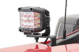 Black Series LED Ditch Light Kit for Silverado 1500 (2019–2025), view 2, Rough Country 70841
