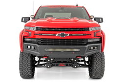 Black Series LED Ditch Light Kit for Silverado 1500 (2019–2025), view 3, Rough Country 70841