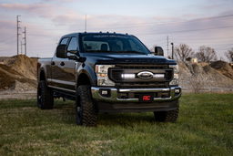 Dual 10-Inch Black Series LED Light Bar Kit for F-250 Super Duty, view 4, Rough Country 70898