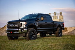 Dual 10-Inch Black Series LED Light Bar Kit for F-250 Super Duty, view 5, Rough Country 70898
