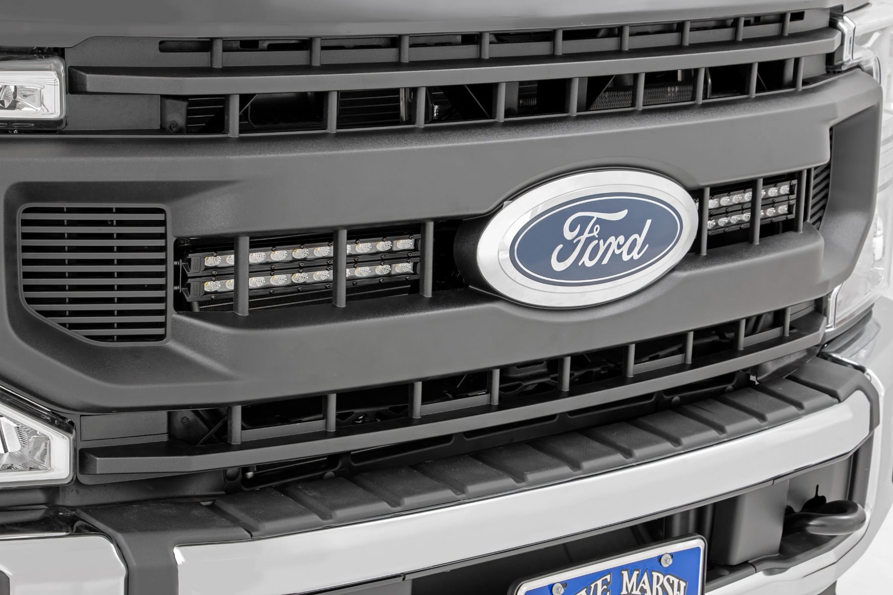 Rough Country Dual 10-Inch Black Series LED Light Bar Kit for F-250 Super Duty