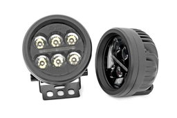 Black Series 3.5-Inch Round LED Light Pair (3240 Lumens), view 3, Rough Country 70900A
