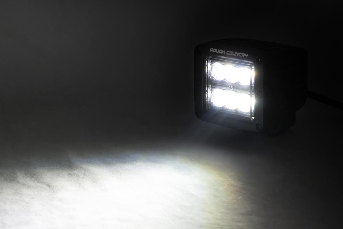 Rough Country 2-Inch Black Series LED Spot Light Pod