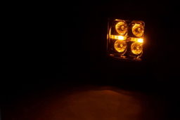 2 Inch Black Series LED Light Pods, view 2, Rough Country 70903BLKDRLA