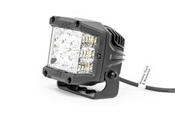 3-Inch Chrome Series LED Lights, 140-Degree Wide Beam, view 2, Rough Country 70904