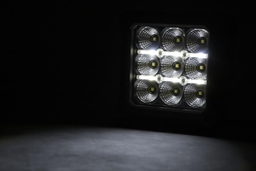 4-Inch Chrome Series LED Light Pods with Daytime Running LEDs, view 3, Rough Country 70905DRL
