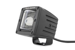 2-Inch Black Series LED Light Pods — 3200K Yellow, SAE J583, view 2, Rough Country 70907A