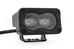 3x1.75-Inch Black Series Slim LED Aux Lights (Pair), view 2, Rough Country 70910