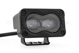 3x1.75-Inch Black Series Rectangle Fog Lights (Pair), view 2, Rough Country 70911