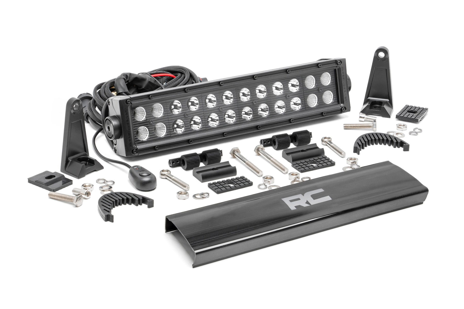 Rough Country 12-Inch Black Series LED Light Bar — 5760 Lumens
