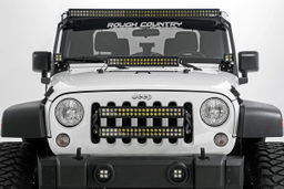 20-Inch Black Series LED Light Bar, 9600 Lumens, view 5, Rough Country 70920BL
