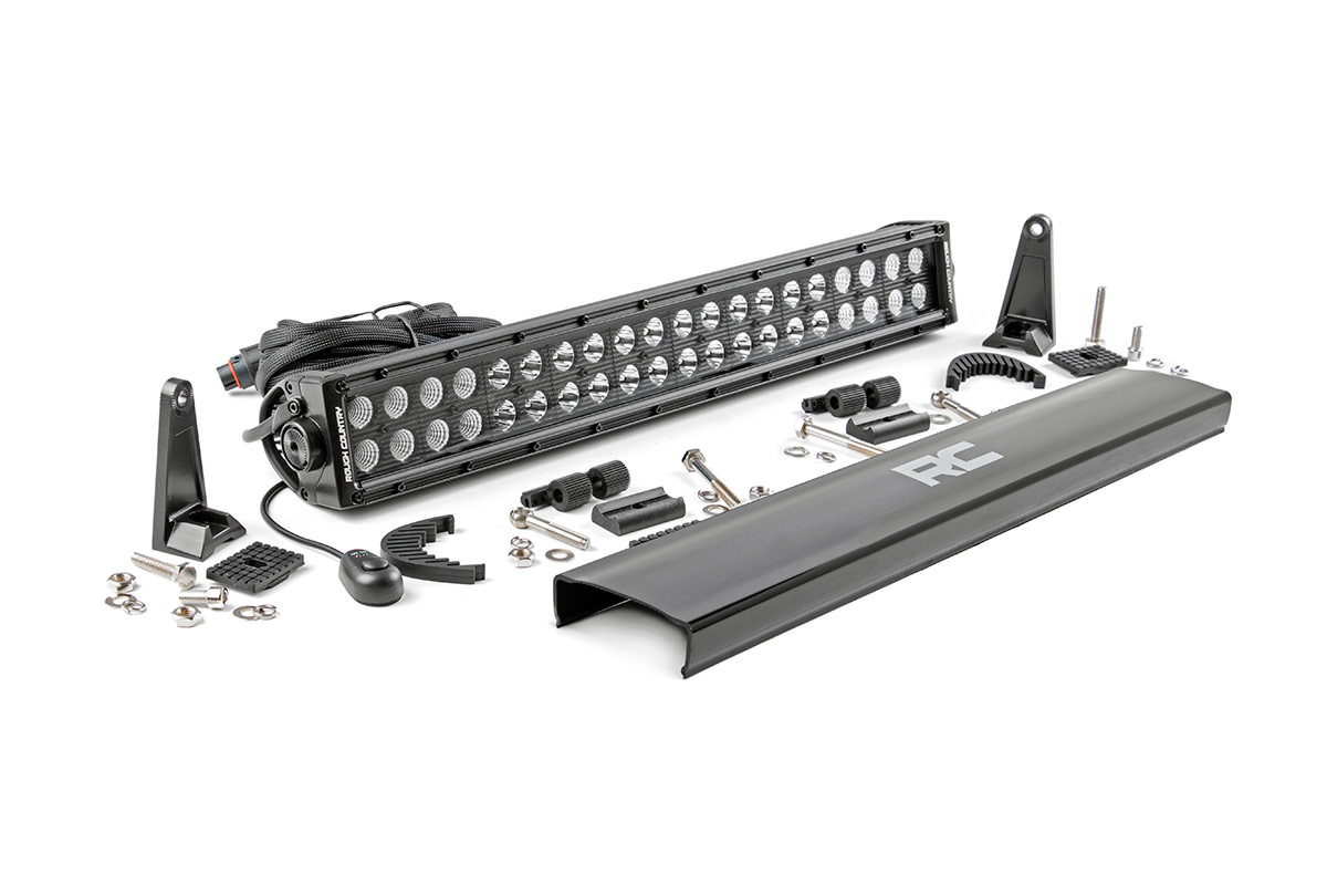 Rough Country 20-Inch Black Series LED Light Bar, 9600 Lumens