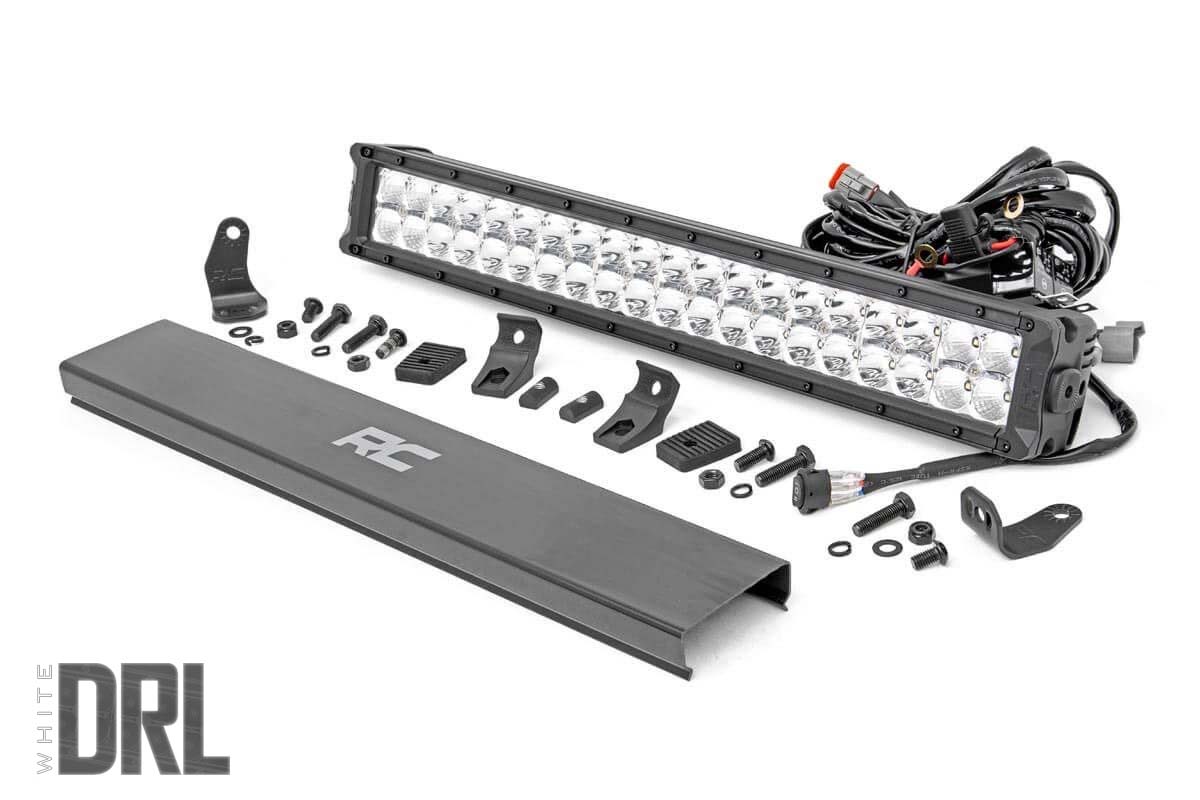 Rough Country 20-Inch Chrome Series LED Light Bar with DRL