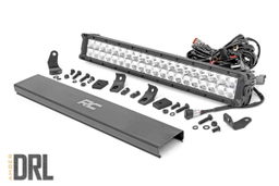 20-Inch Chrome Series LED Light Bar with Amber DRL, Rough Country 70920DA