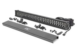 30-Inch Black Series LED Light Bar with White DRLs — Part 70930BD, Rough Country