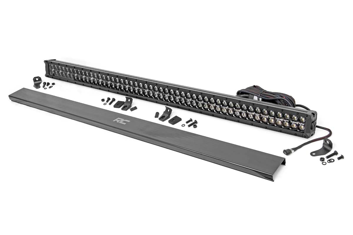 Rough Country 50-Inch Black Series LED Light Bar with DRL